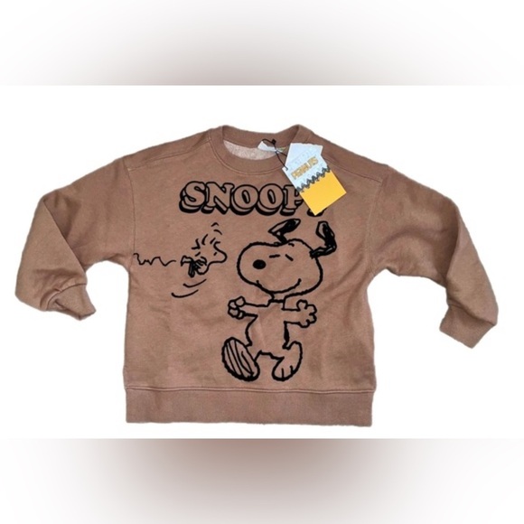Zara No label on the neckSnoopy Graphic Sweatshirt Itās cute ā¤ļøš¤size aprox 5/6 - Picture 1 of 10